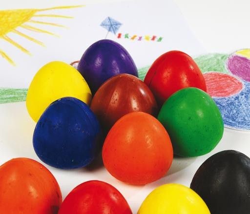 An image of Eight Cubbi Crayon Eggs