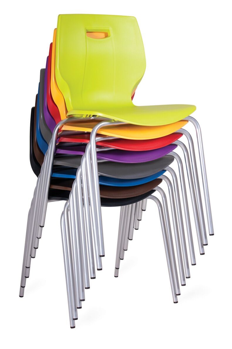 An image of Thor Poly 4 Leg Chair - Plastic Chairs for Schools