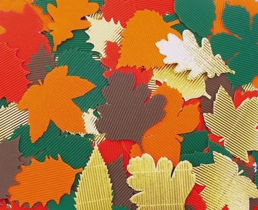 An image of Corrugated Autumn Leaves