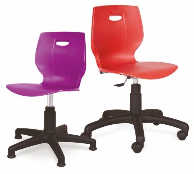 An image of Thor Poly Student ICT Chair - Plastic Chairs for Schools