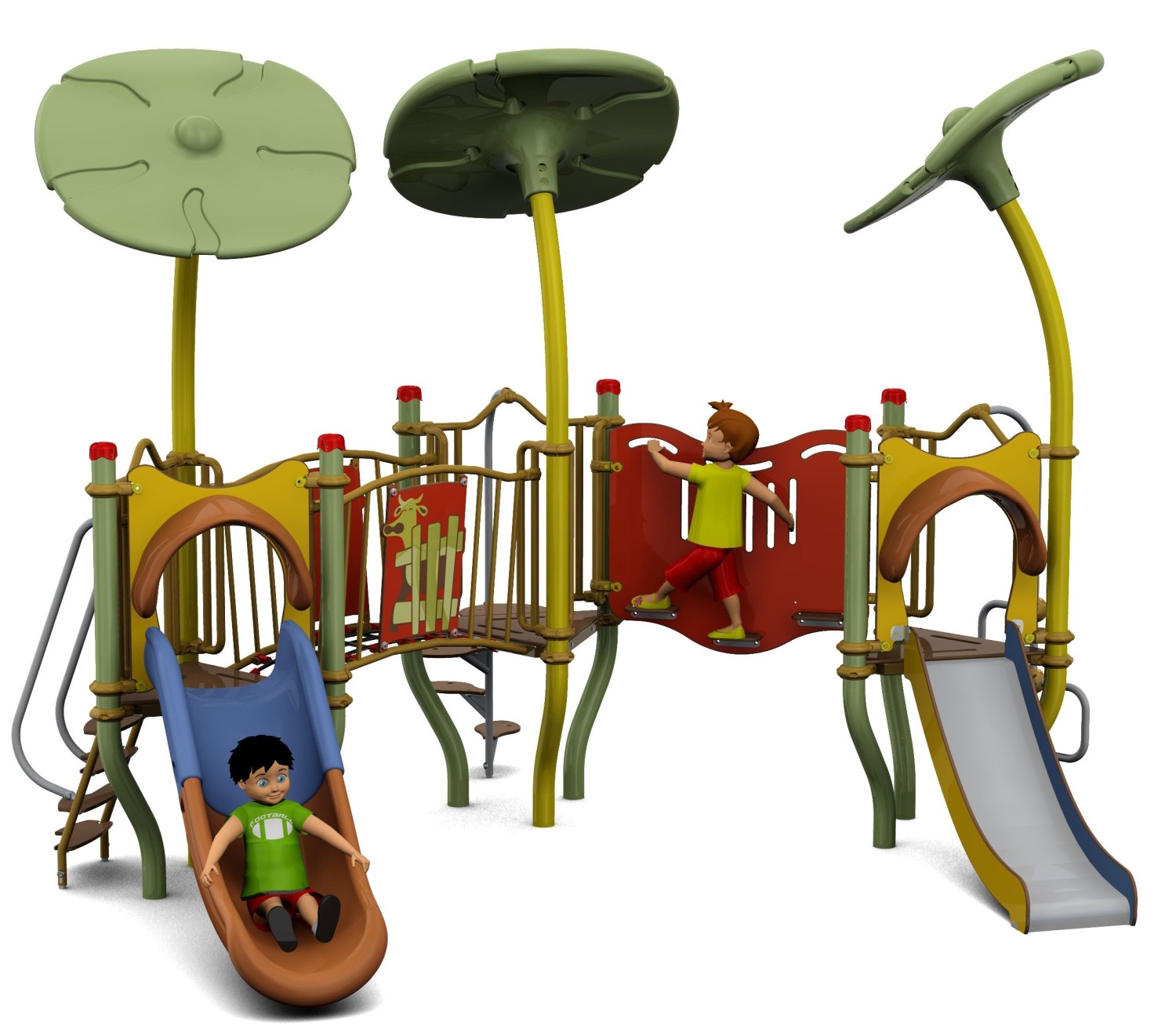 An image of Piccollo Three Tower Playcentre - P