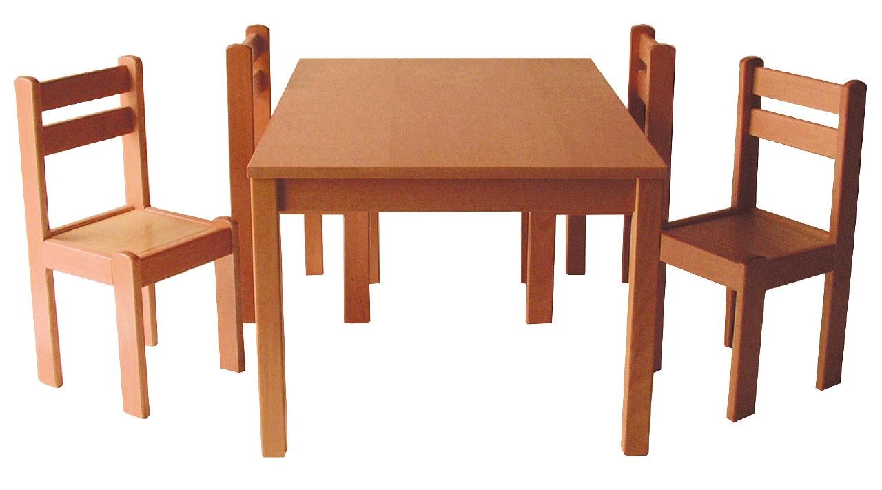 An image of Forest Solid Wooden Classroom Tables - Wooden Classroom Tables