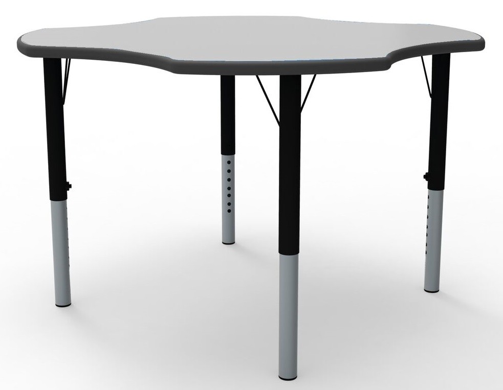 An image of Clover Height Adjustable Theme Tables - Modular Classroom Tables