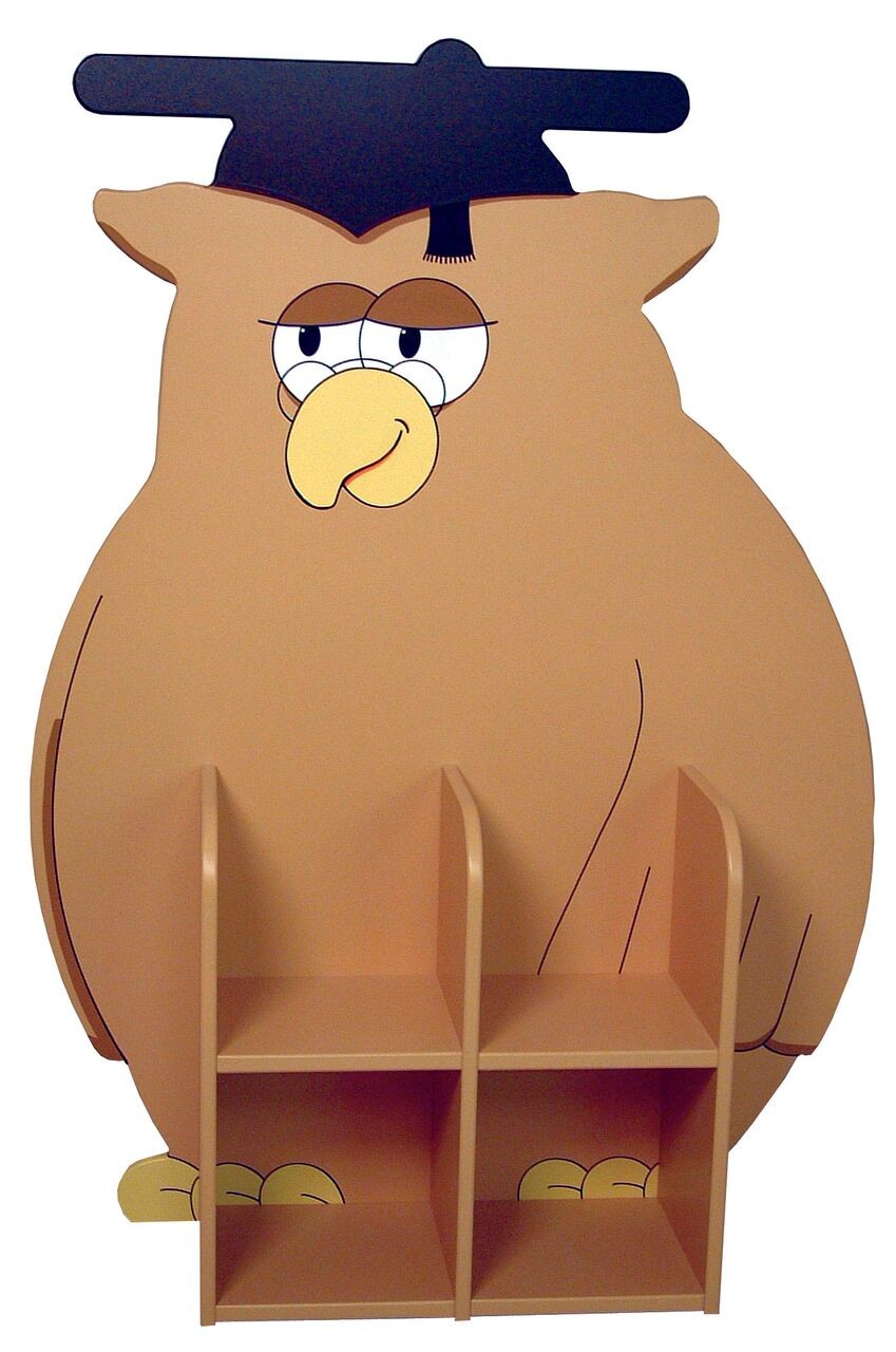 An image of Owl Novelty Bookcase - Novelty Book Storage