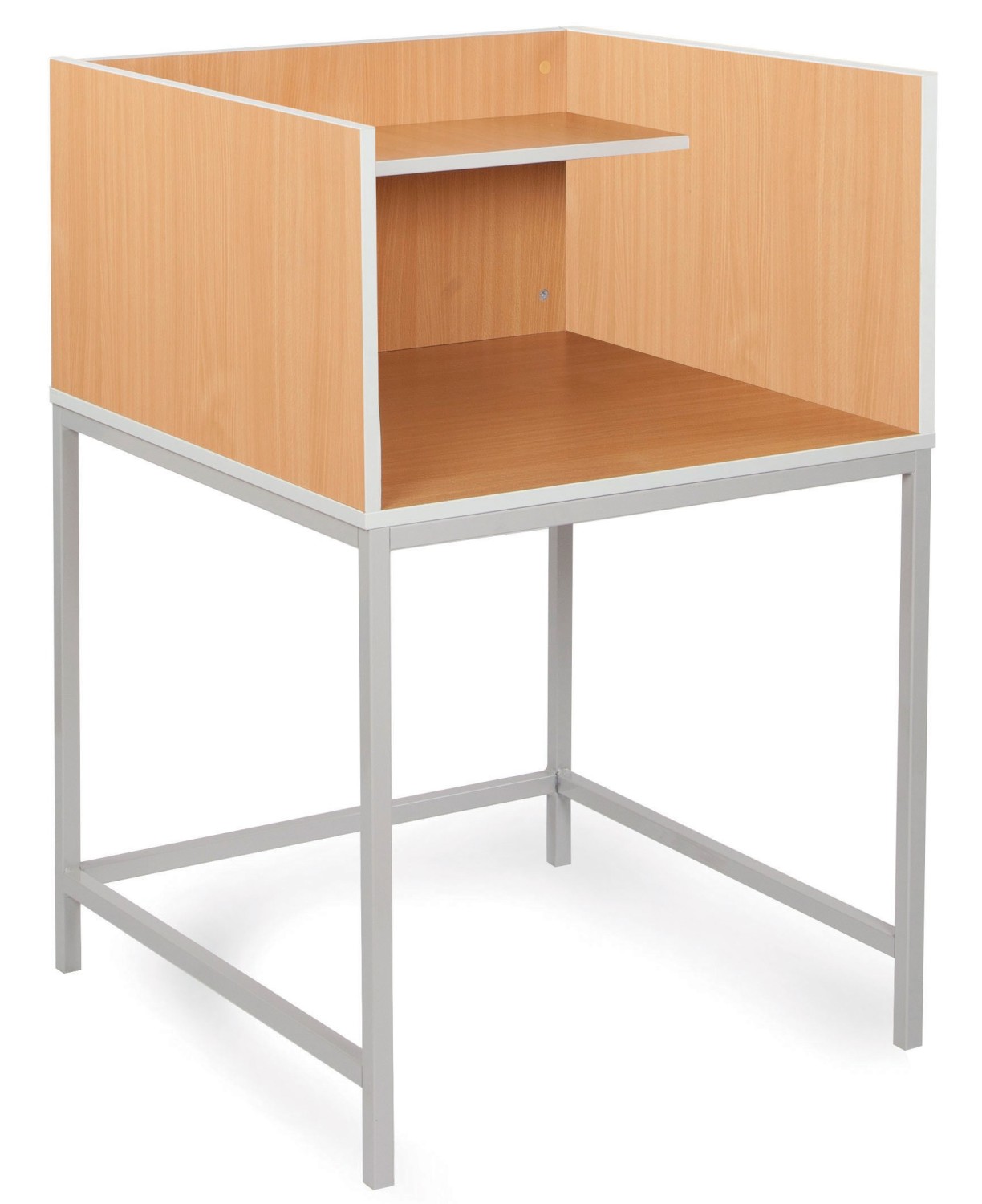 An image of MZ Study Carrel with Four Leg Frame