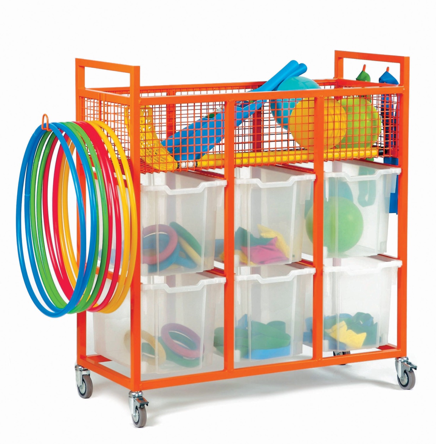 An image of MZ Steel Sports Wquipment Trolley