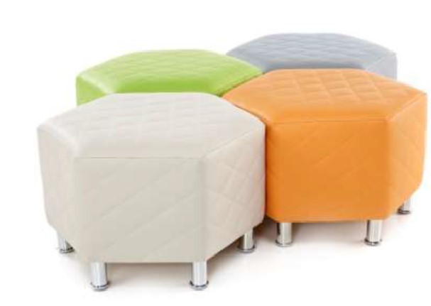 An image of Hexo Hexagonal Low Stools