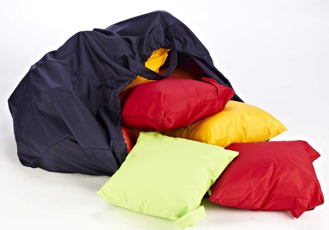 An image of Wise Guy Pack of 10 Outdoor Cushions - Soft Play