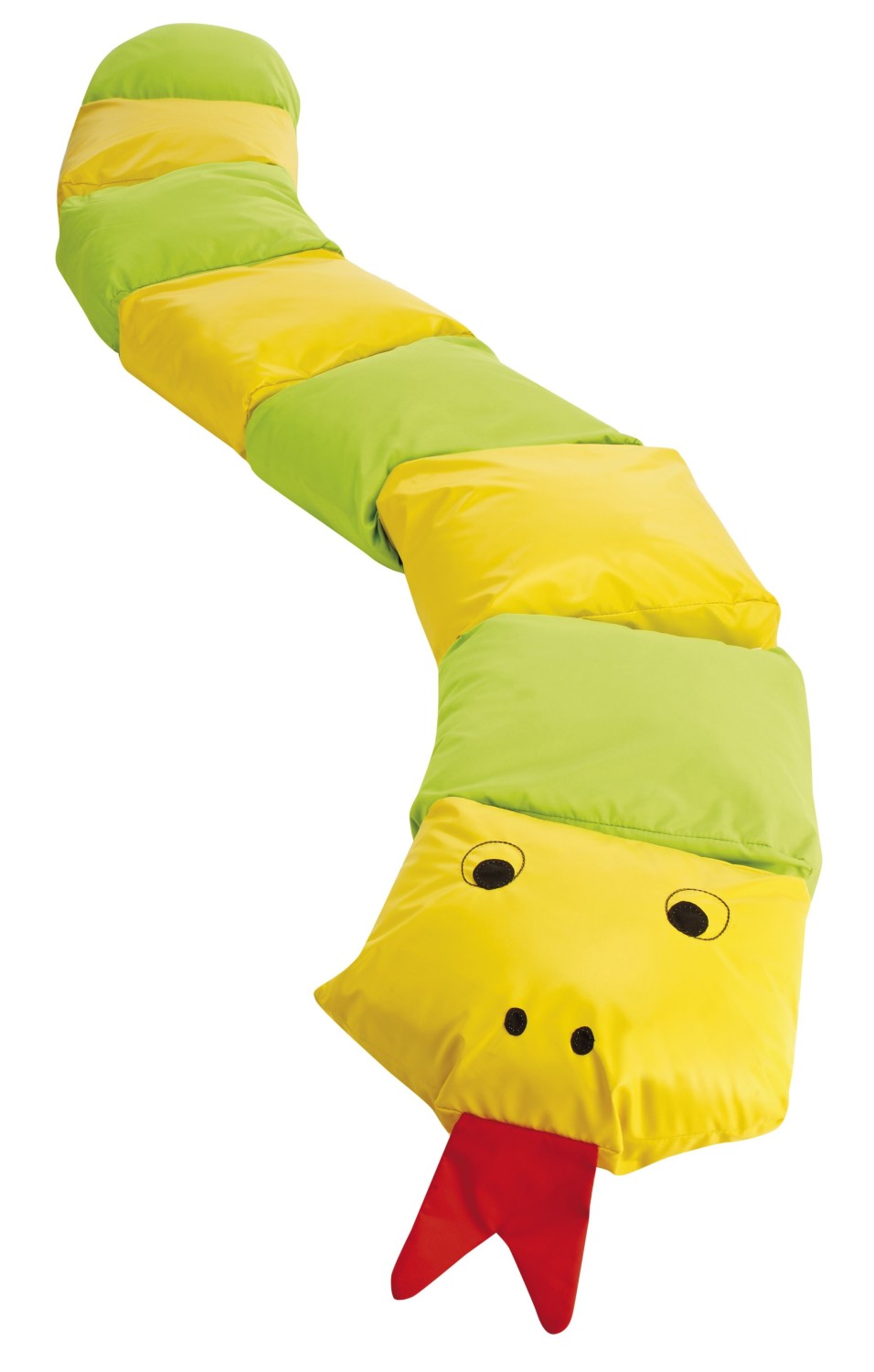 An image of Wise Guy Sit and Slither Snake Cushion - Soft Play