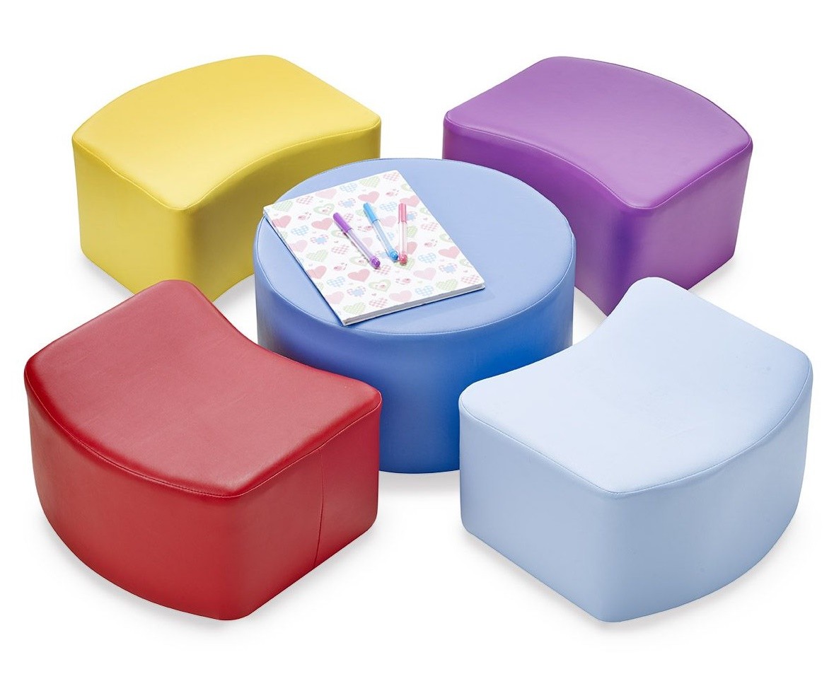 An image of Chutney Modular Low Stools - Set of 5