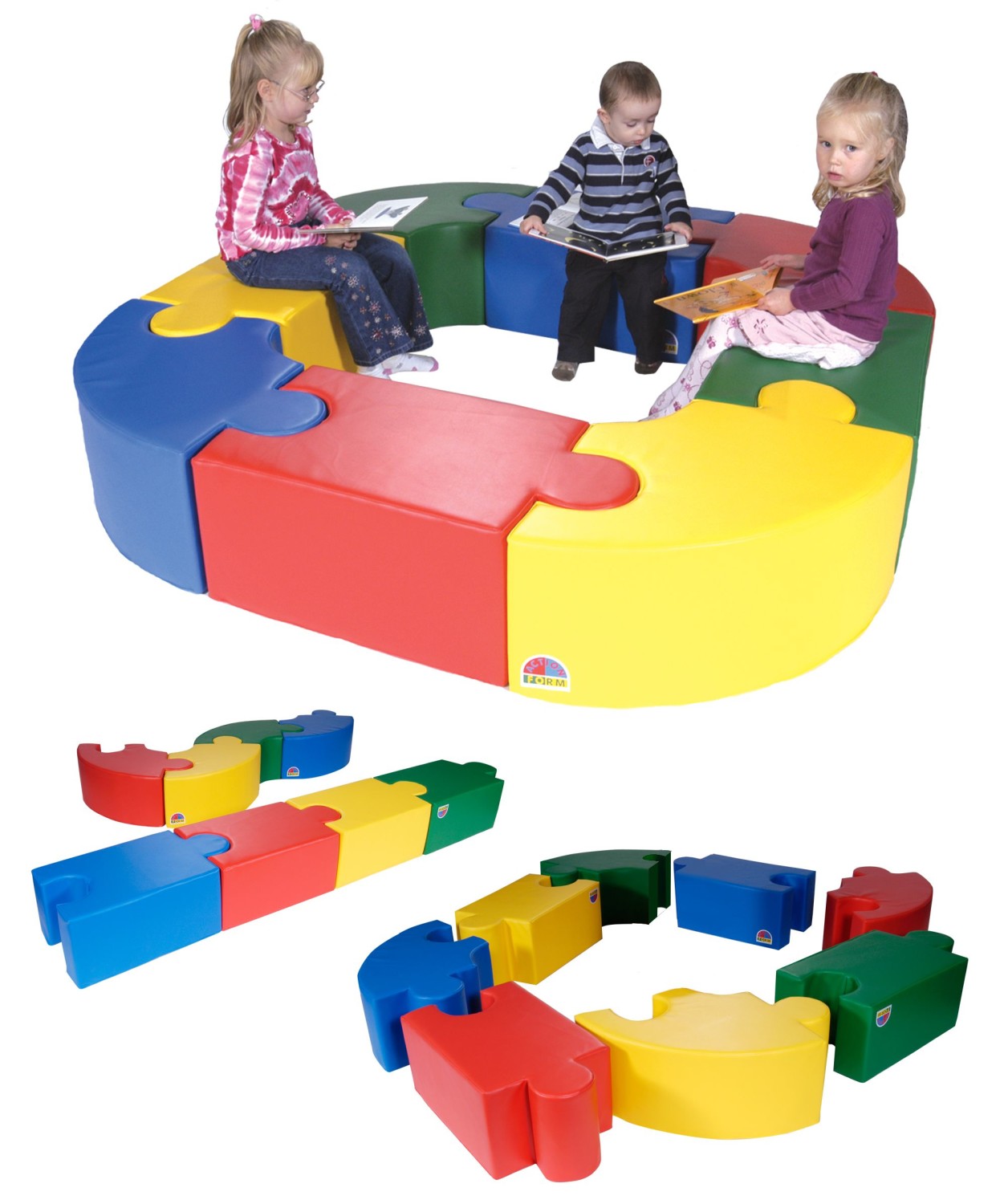 An image of Wise Guy Puzzle Seating Set