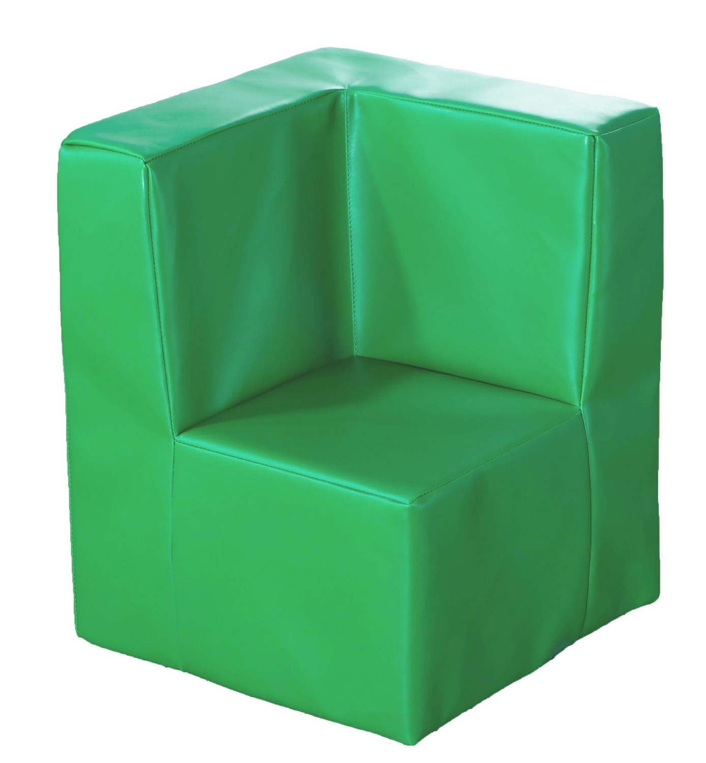 An image of Modex Corner Seater Sofa - Apple Green