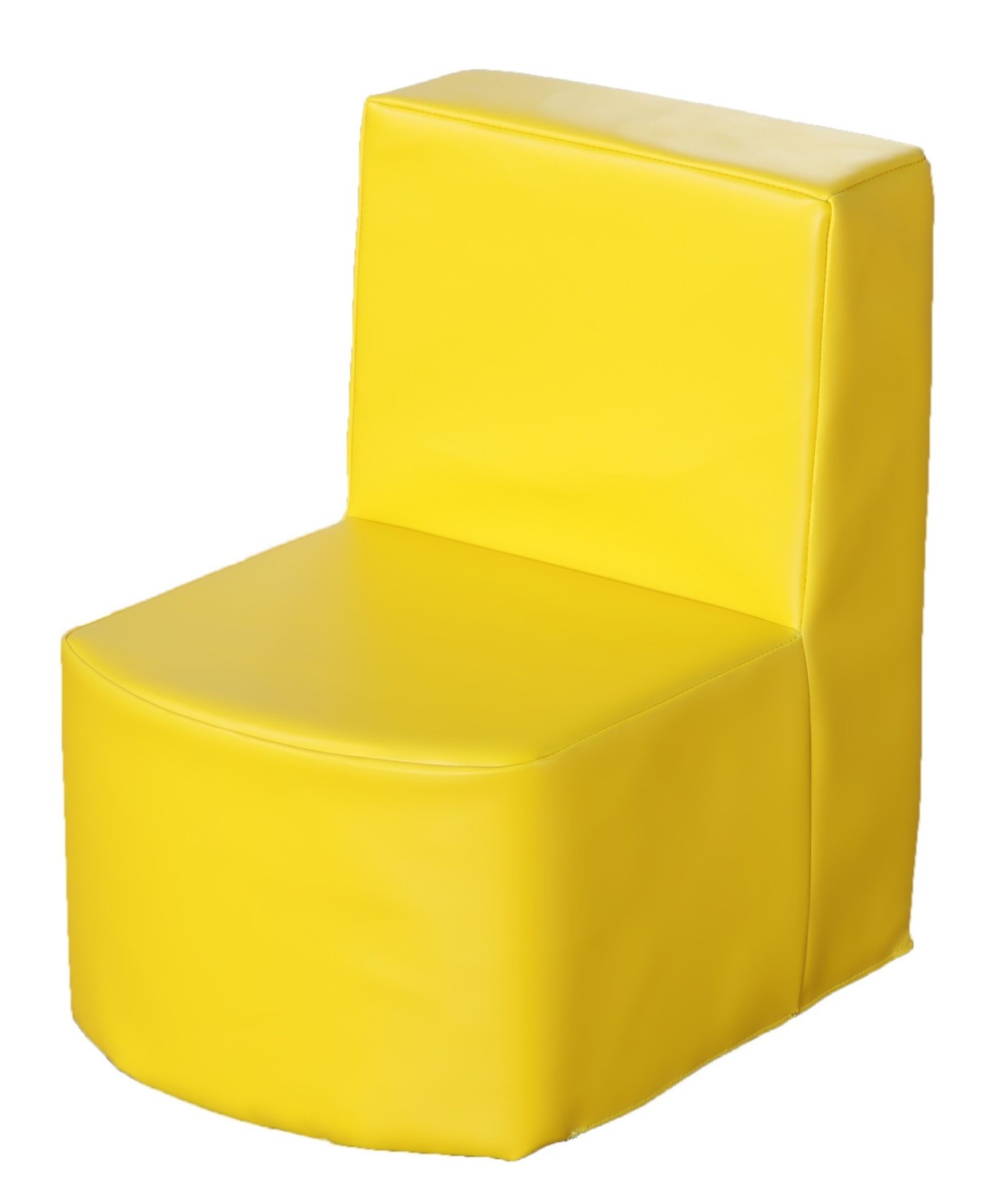 An image of Modex Modular Sunflower Yellow Shaped Chair