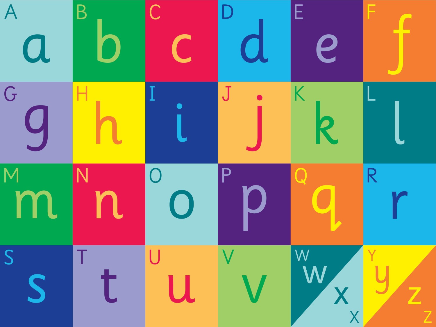 An image of Rainbow Alphabet Carpet