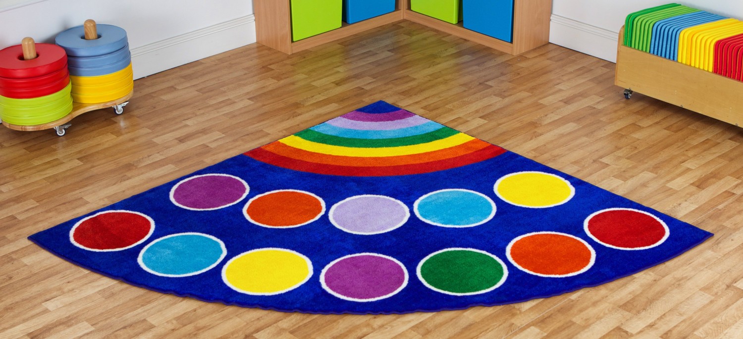 An image of Rainbow Corner Placement Carpet