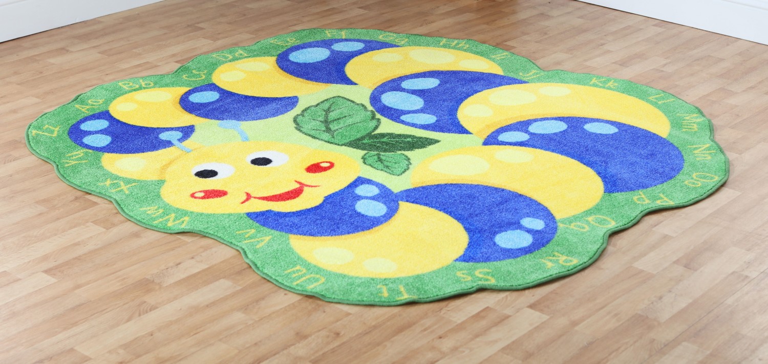 An image of Back to Nature Giant Alphabet Caterpillar Mat