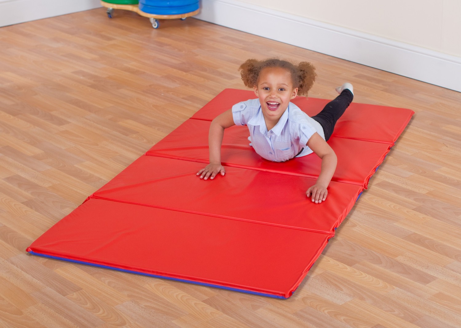 An image of K4 Four Section Folding Tumble Mat - Set of 5