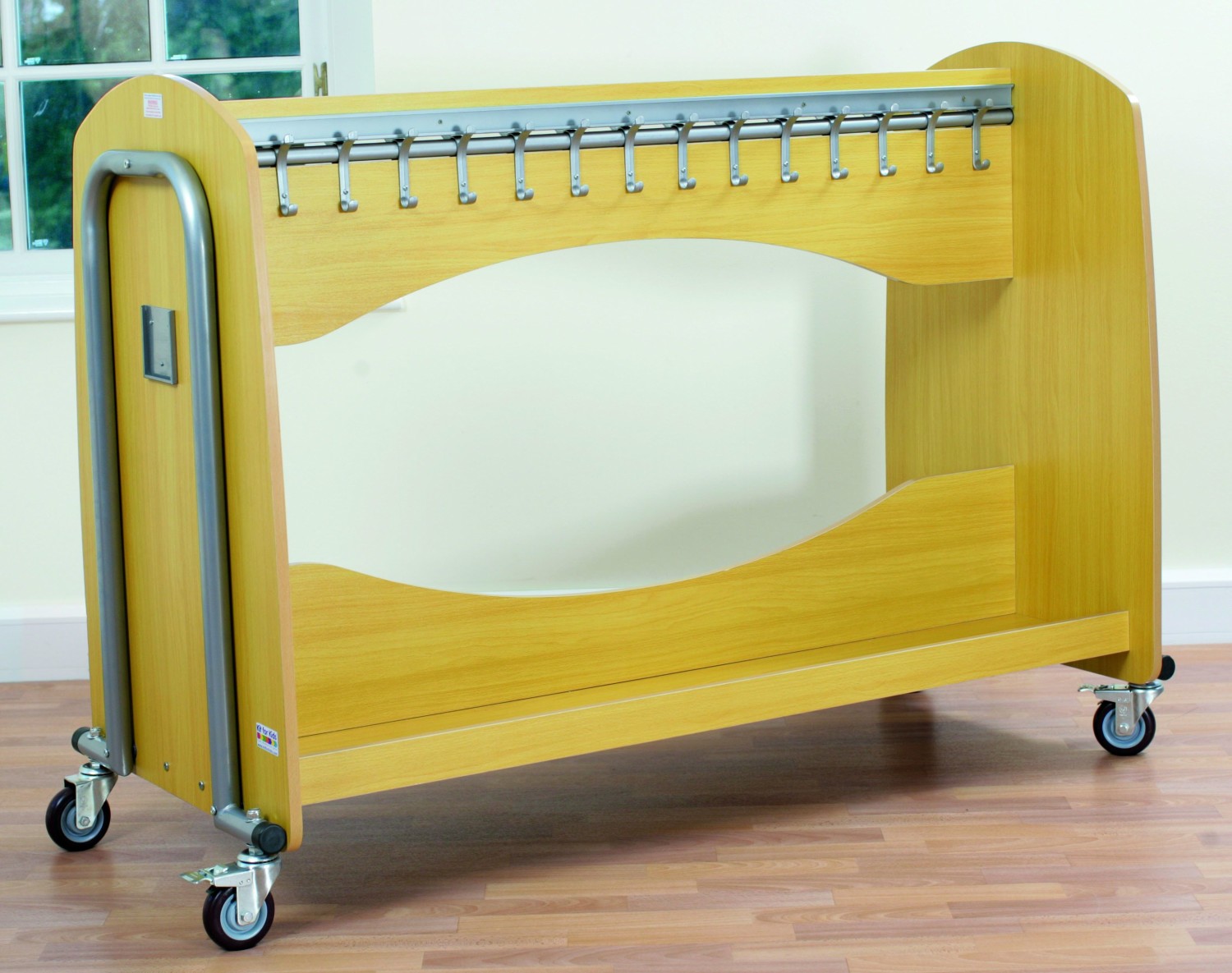 An image of Tuf 2 Classroom and Cloakroom Trolley - Lunch Trolleys for Schools