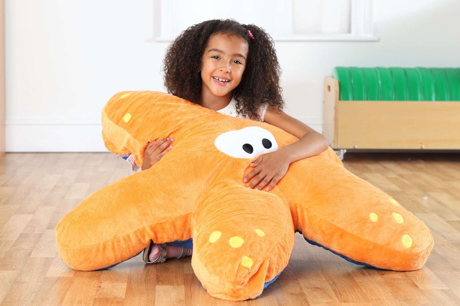 An image of Under The Sea Twinkle Starfish Giant Cushion - Soft Play