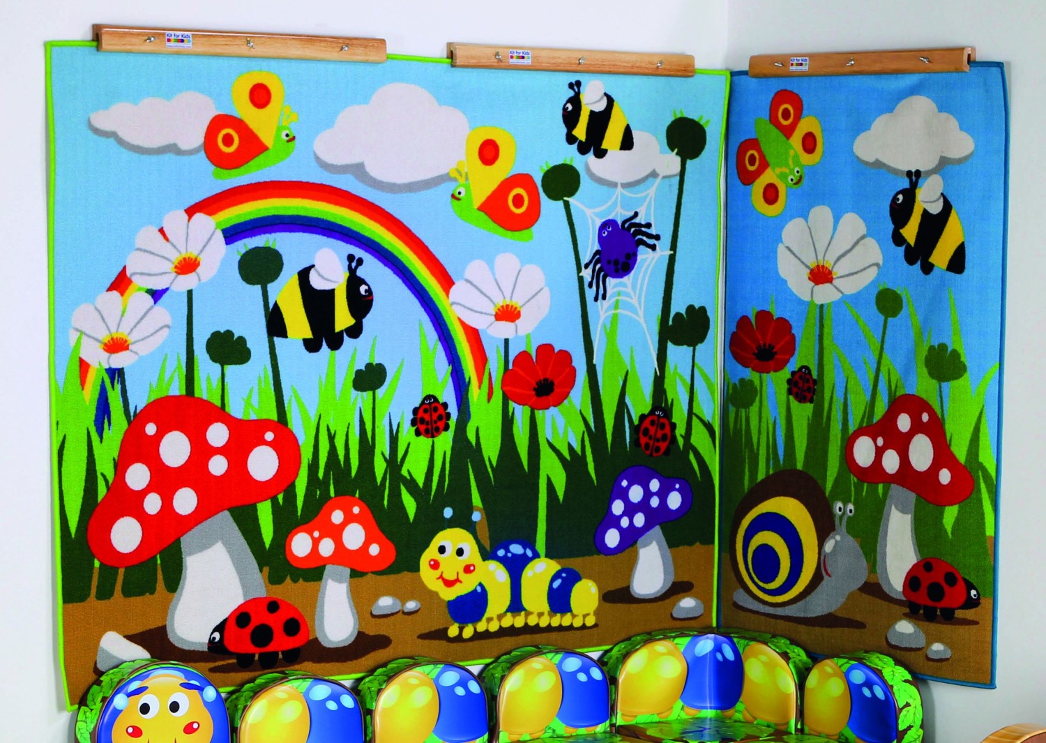 An image of Back to Nature Wall Display Wide Size - Soft Play