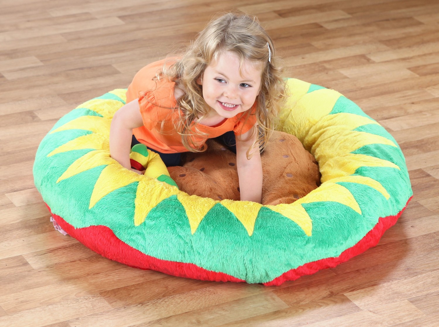 An image of Back to Nature Petal Sunflower Giant Cushion