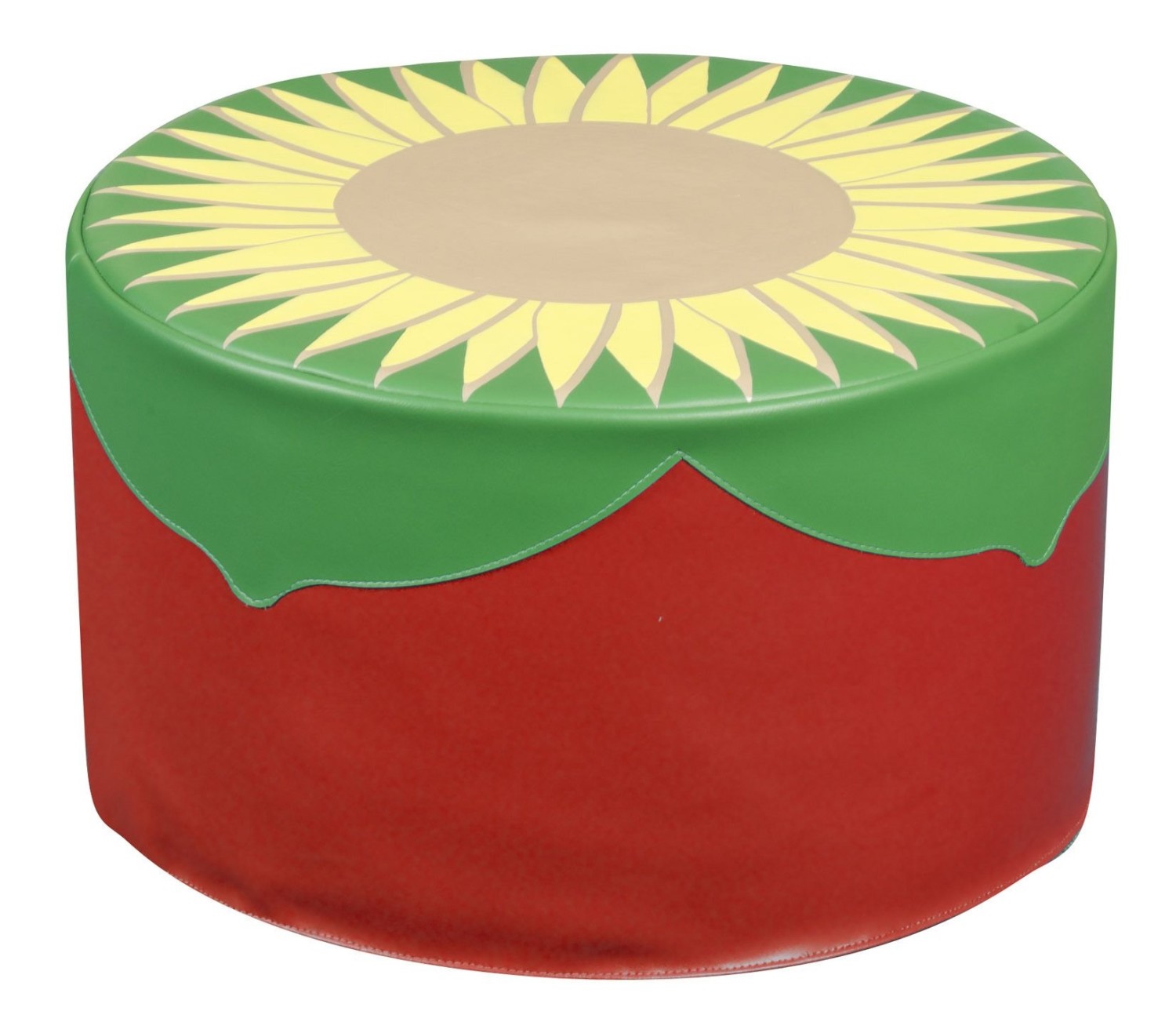 An image of Back to Nature Sunflower Pouf