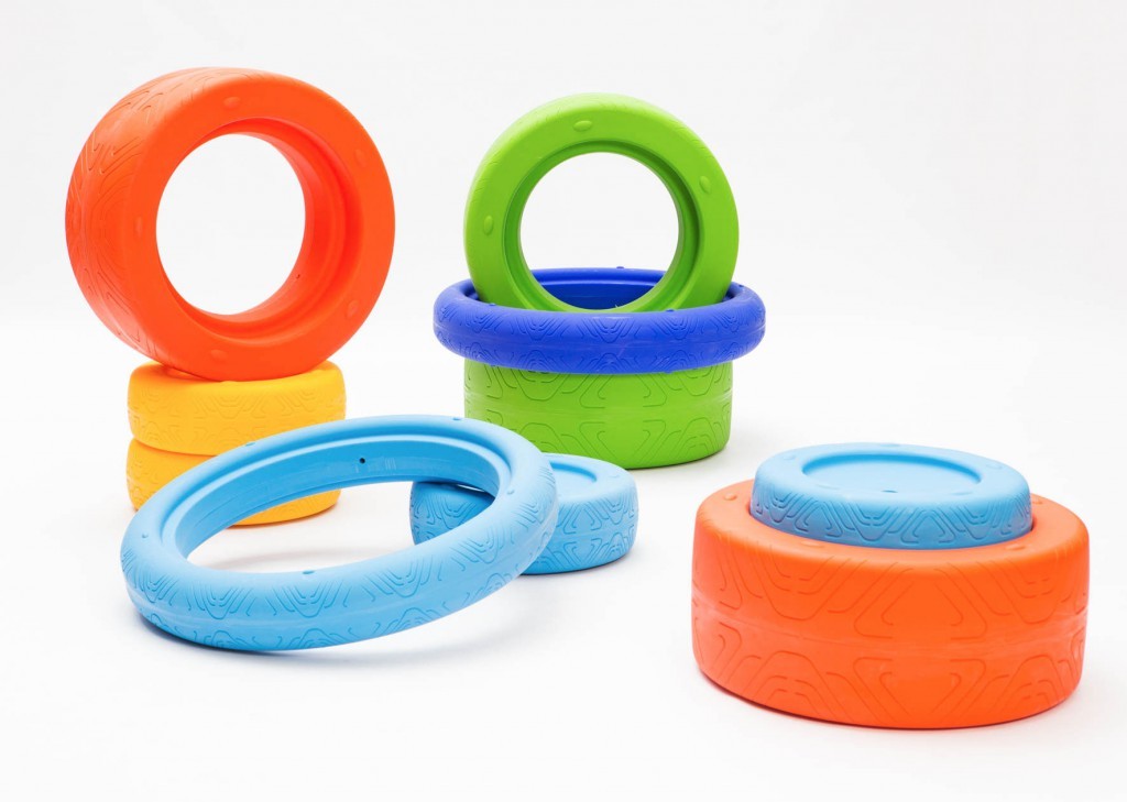 An image of Weplay Play Tyres - Set of 3