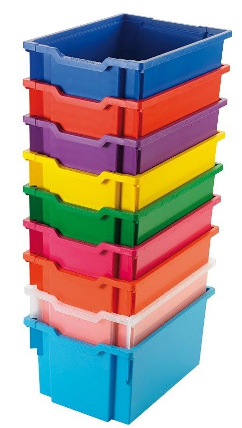 An image of Gratnells Extra Deep Classroom Trays - Gratnells Classroom Storage...