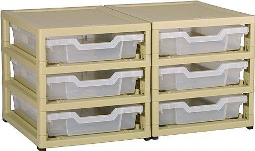 An image of Grat Stack Two Column 6 Shallow Trays