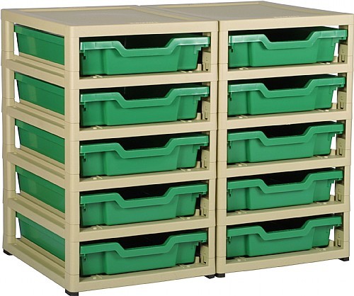 An image of Grat Stack Two Column 10 Shallow Trays