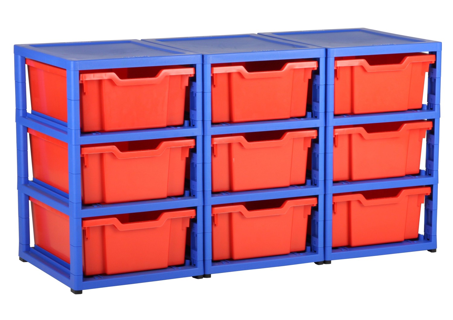 An image of Grat Stack Three Column 9 Deep Trays