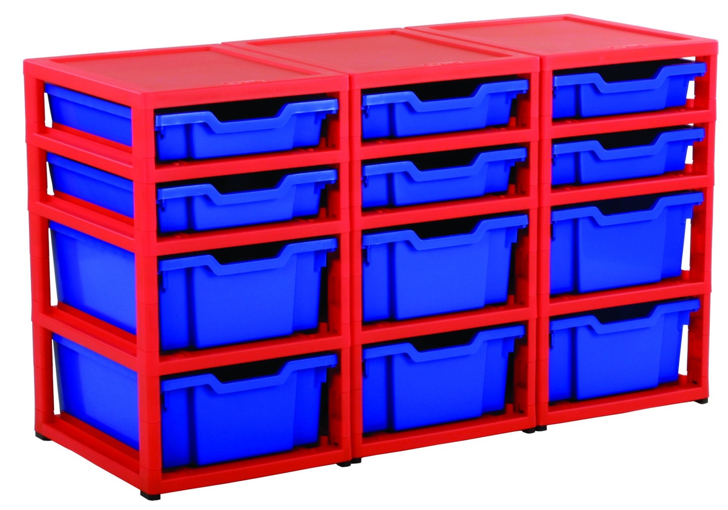 An image of Grat Stack Three Column 6 Shallow and 6 Deep Trays