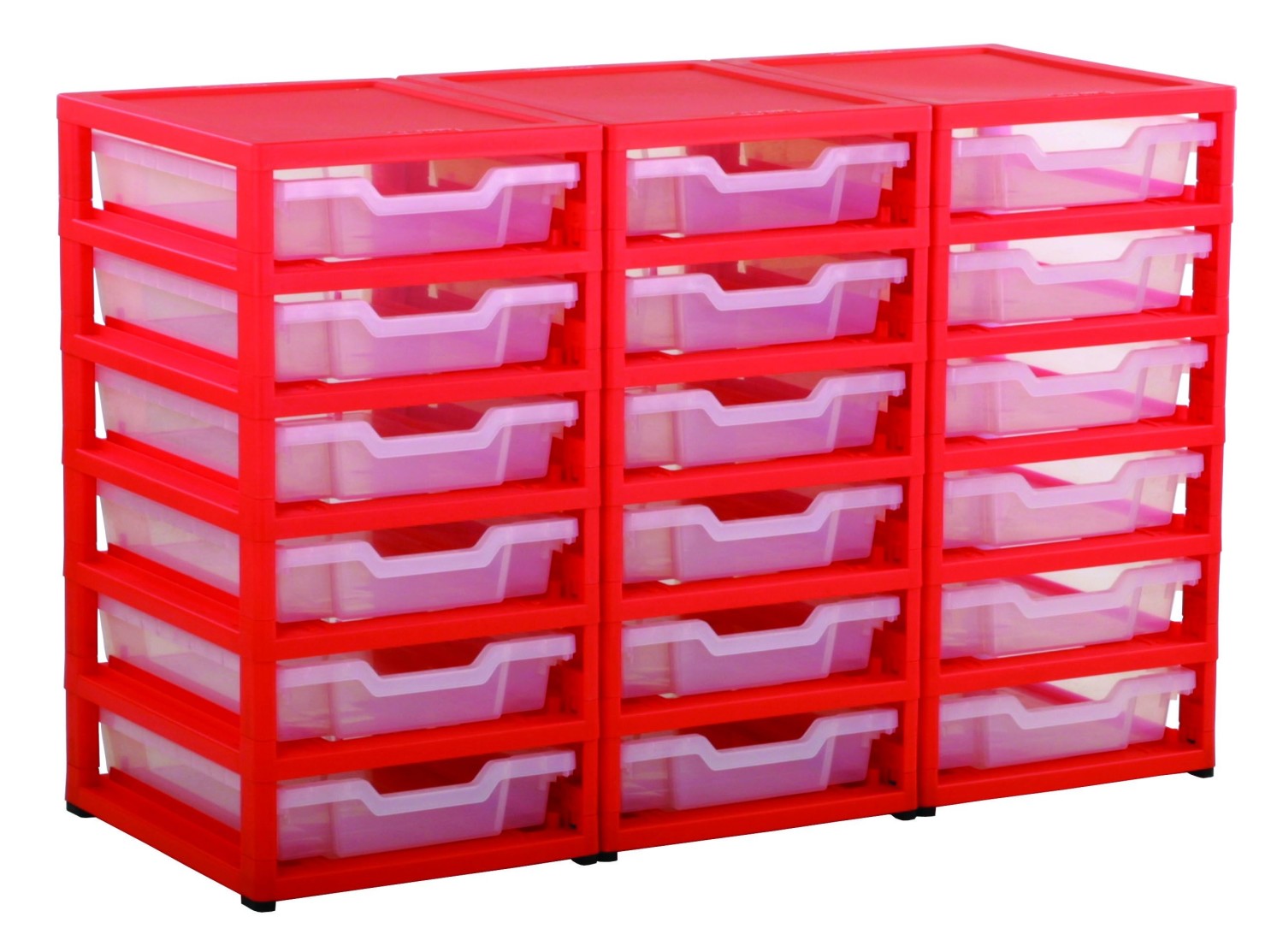 An image of Grat Stack Three Column 18 Shallow Trays