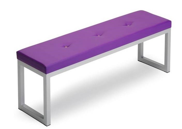 An image of Transter Benches with Button Vinyl Upholstery