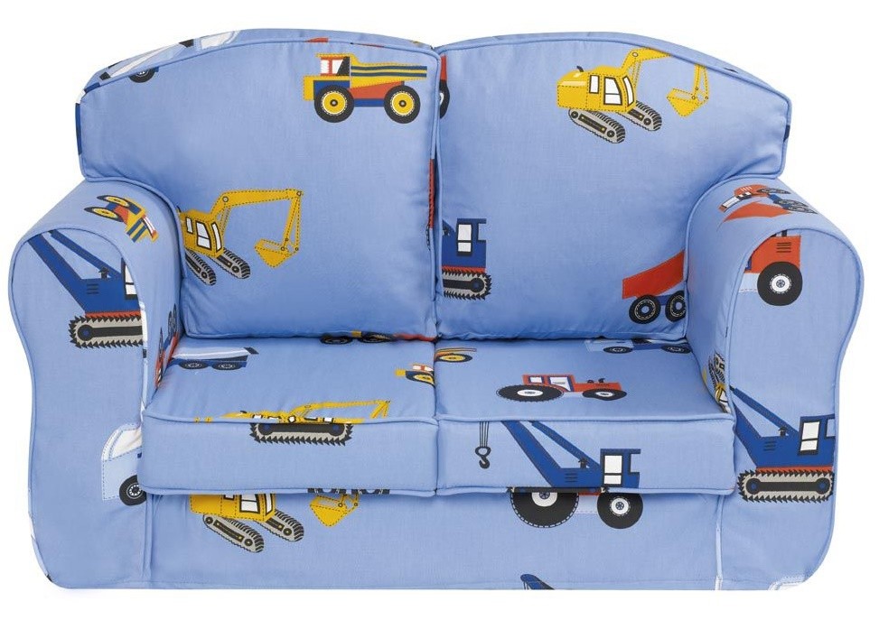 An image of Toy Trucks Loose Cover Sofa