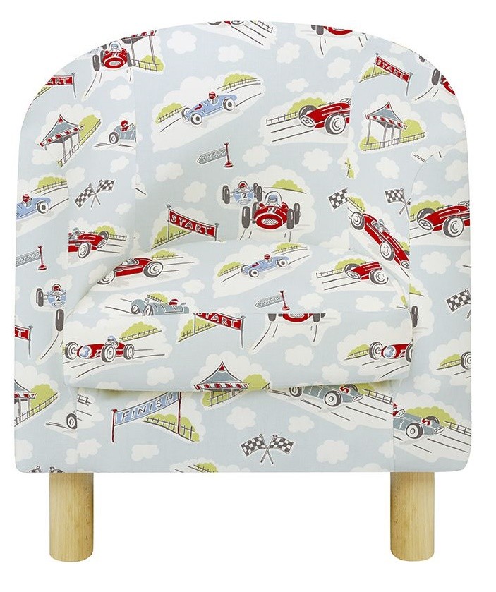 An image of JK Classic Racing Cars Children's Tub Chairs