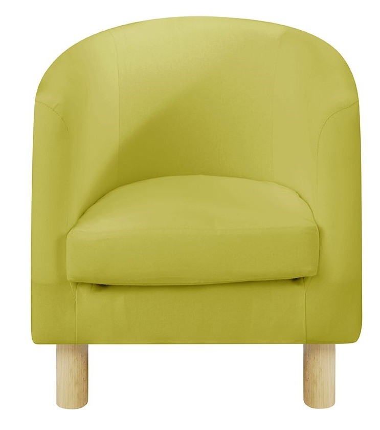 An image of JK Plain Green Children's Tub Chairs