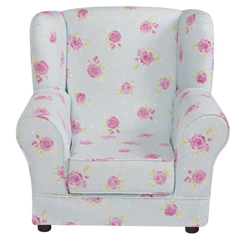 An image of JK Country Flowers Wing Chair