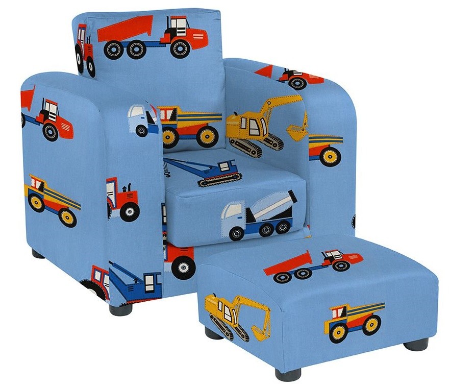 An image of JK Toy Trucks Armchair and Footstool