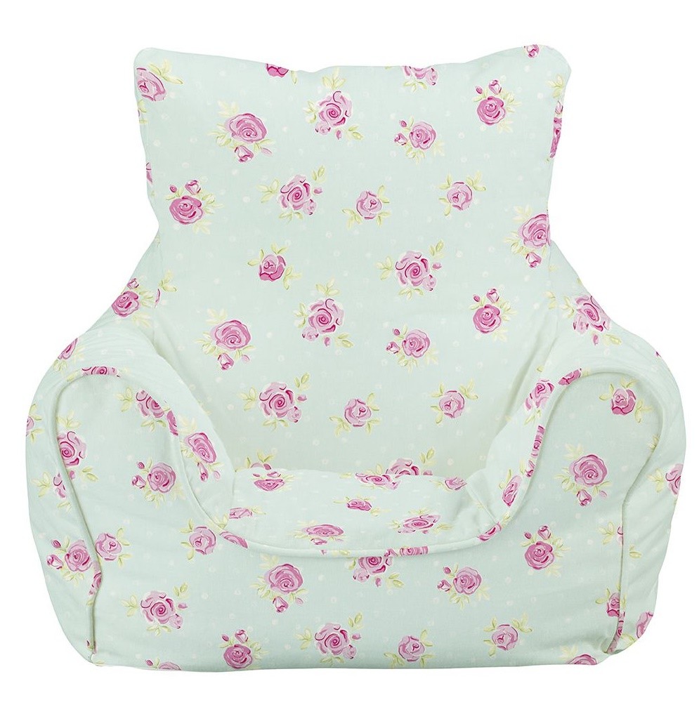 An image of JK Country Flowers Bean Bag Chair