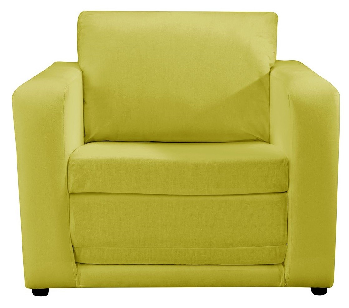 An image of JK Plain Green Chair Bed