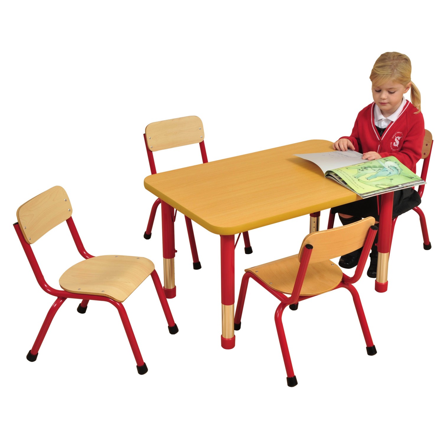 An image of MLN Rectangular Table 4 Seater - Craft Tables