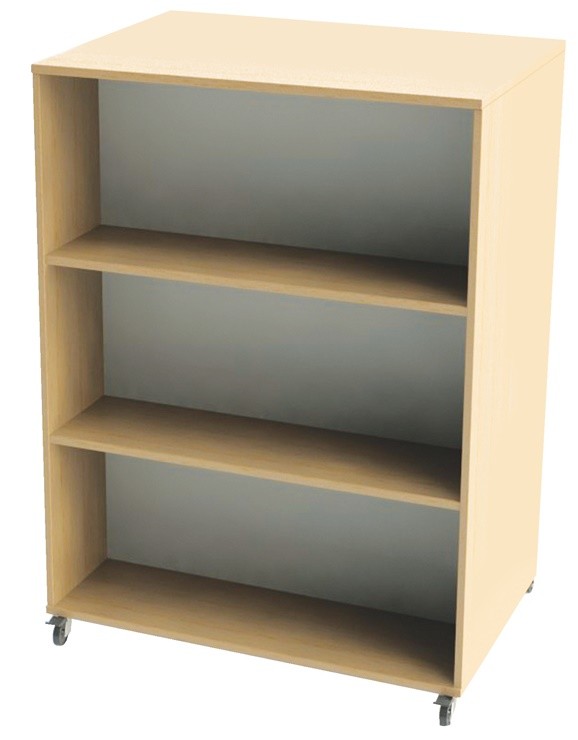 An image of Nexus Double Sided Mobile Straight Bookcases