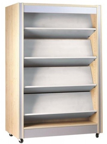 An image of Spectrum Double Sided Bookshelf with Reversible Shelves