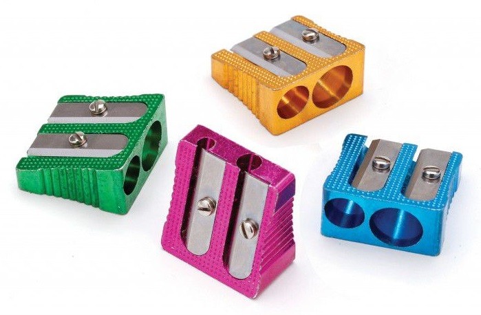 An image of Swash Coloured Metal Double Hole Sharpener