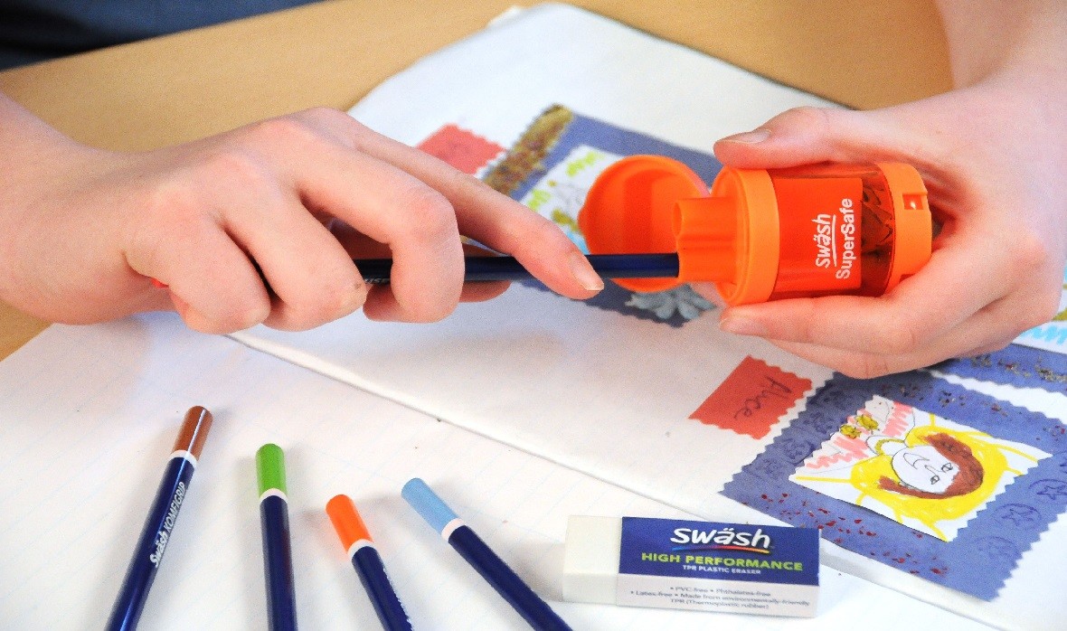 An image of Swash Auto-Stop Double Hole Pencil Sharpeners