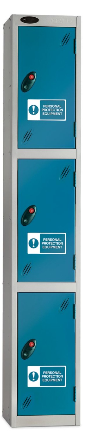 An image of Three Door PPE Metal Locker