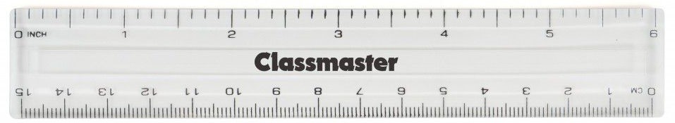 An image of Classmaster Shatter Resistant Rulers 15cm