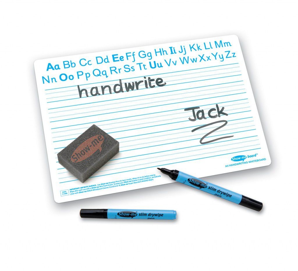 An image of Show Me Handwriting Drywipe Boards