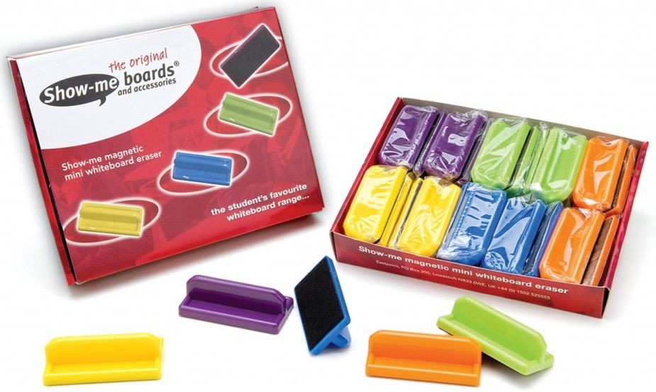 An image of Show Me Magnetic Mini Erasers - Whiteboards